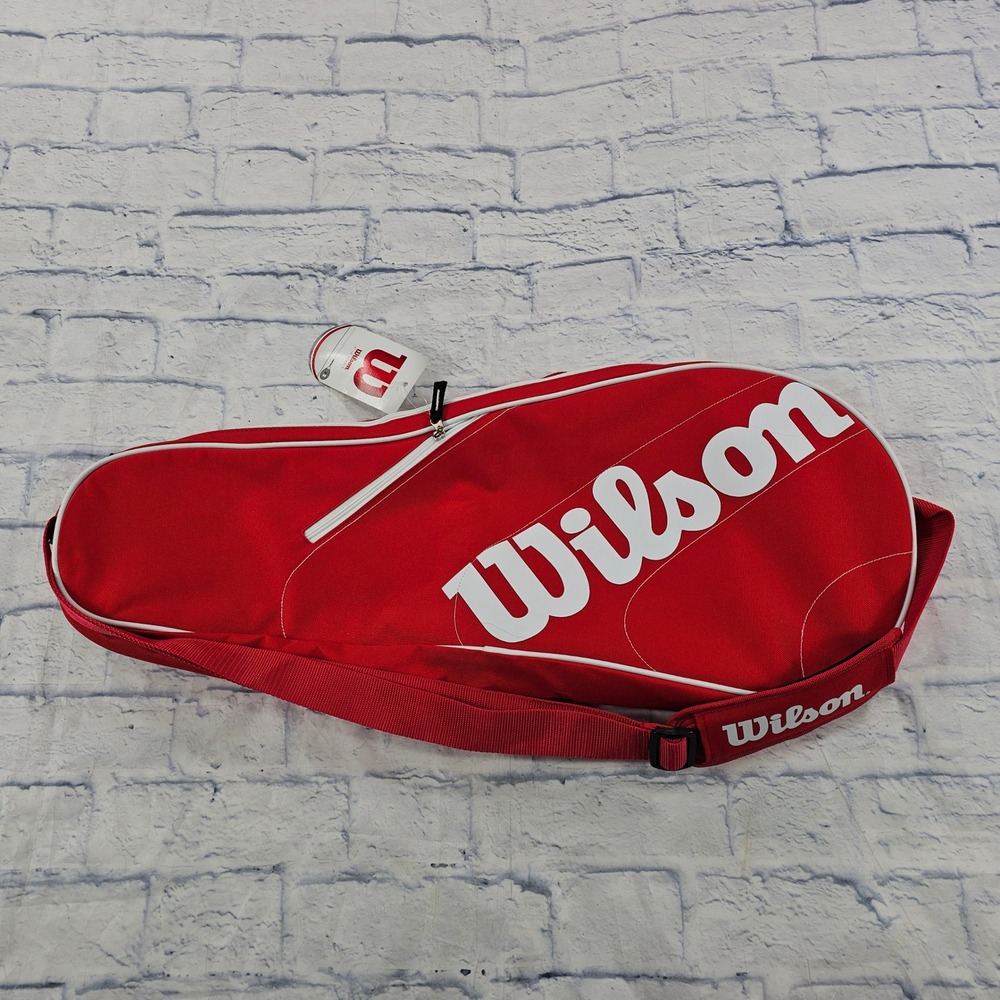Wilson Advantage Team Triple Tennis Bag Unisex OS Red Racket Cover WRZ609503
